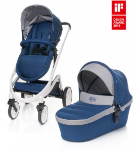 Carucior 2 in 1 pentru copii 4Baby Cosmo Navy