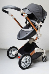 Carucior Copii Hot Mom 360 Dark Grey 2 in 1, varsta intre 0 si 36 de luni, landou spatios, modul sport