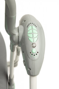 Leagan electric cu telecomanda pentru copii Caretero LOOP Graphite