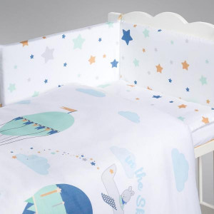 Lenjerie patut bebe, 3 piese KLUPS Baloon C3 K095