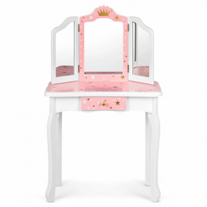 Masuta de toaleta din lemn, pentru copii, Ricokids, 60 x 29 x 98 cm