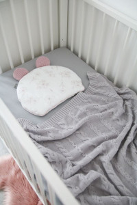 Perna plata cu urechi, pentru bebelusi, 35x28 cm, Tiny Star, Sweet Love