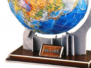 Puzzle educational 3D, Globul pamantesc, 49 de piese