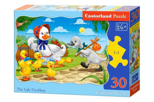 Puzzle pentru copii, Ratusca cea Urata, 30 de piese