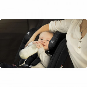 Scaun auto copii, 0 - 36 kg, inclinatie ajustabila, tetiera SIP, parasolar, Ricokids, Luco, Negru + Carton de colorat