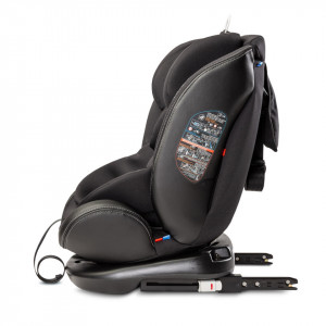 Scaun auto rotativ pentru copii Caretero MUNDO 0-36 Kg Isofix Negru