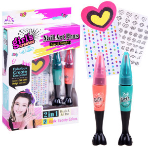 Set creativ pentru unghii, Brush & Art Nail Pen