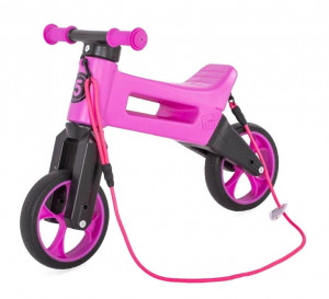 Bicicleta fara pedale pentru Copii, Funny Wheels Rider SuperSport 2 in 1 Violet