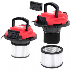 Camry - Aspirator industrial suprafete umede / uscate, de curatat masina, cenusa, spatii industriale, 1400 W , priza de scule electrice, CR- 7045