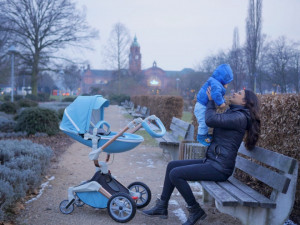 Carucior Copii Hot Mom 360 Blue 2 in 1, varsta intre 0 si 36 de luni, alegerea perfecta pentru voi: design modern, elegant si confortabil