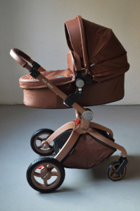 Carucior Copii Hot Mom Premium Coffee 2 in 1, varsta intre 0 – 36 luni, realizat din materiale de calitate