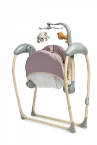 Leagan electric cu telecomanda Caretero LOOP Beige