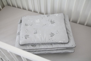 Lenjerie de pat pentru copii Tiny Star Mist 100 x 75 cm