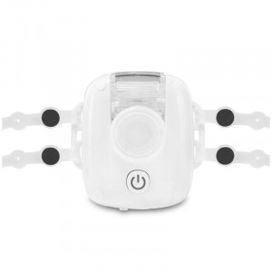 Lionelo - Aparat de aerosoli, pentru copii, Portabil, 2 masti incluse, Cu baterie incorporata, Autonomie de pana la 60 min., Cablu USB, >30 dB, Alb
