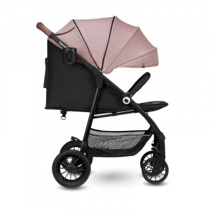 Lionelo - Carucior sport pentru copii Zoey, De la nastere, Cu accesorii, Cadru din aluminiu, 0- 15 kg, Roz