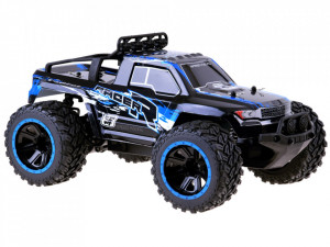 Masinuta de mare viteza, cu telecomanda, controlul directiei, All-terrain, Negru/Albastru