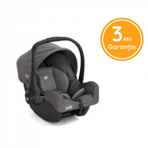 Set 3 in 1 - Carucior Hot Mom Premium Brown 2 in 1 + Scoica auto Joie Gemm Foggy Gray