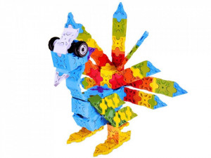 Set creativ de constructie, Lumea Animalelor, 3D, 227 de piese