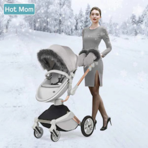 Set de iarna Hot Mom pentru carucioarele Hot Mom 360, calduros, impotriva vantului, potrivit pentru landou si parte sport, culoare unisex