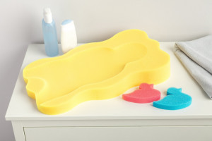 Suport de burete pentru baita copii Sensillo MAXI Yellow