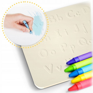 Tablita educativa 7in1, Ricokids, 781400, cu numere, animale si vehicule
