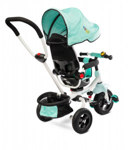 Tricicleta pliabila cu scaun reversibil pentru copii Toyz WROOM Turquoise