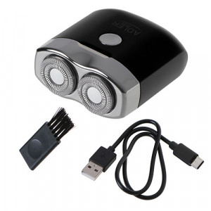 Adler - Aparat de ras Travel - USB cu 2 capete, AD-2936