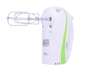 Adler - Mixer de mana, 5 Viteze, Functie Turbo, Alb/Verde, AD 4205