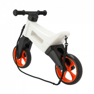 Bicicleta fara pedale pentru Copii, Funny Wheels Rider SuperSport 2 in 1 Pearl/Sunset