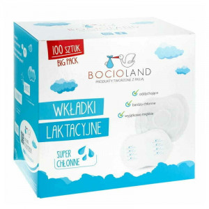 Bocioland - Tampoane pentru san, 100 bucati