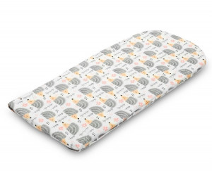 Cosulet cuib bebelus Minky bumbac 70x30 cm Sensillo Arici Gri
