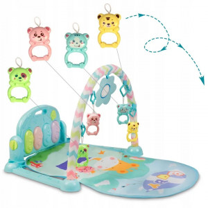 Covoras interactiv educational cu pian detasabil, Ricokids, XXL, 7314