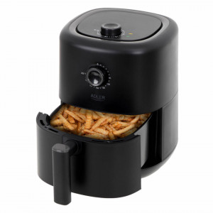 Friteuza fara ulei, Adler, AD 6310, 3 litri, 2200 W, termostat variabil 80 - 200°C, Negru, Severno
