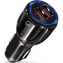 Incarcator auto Inteligent, Severno, 3.0 Qualcomm Quick charger, 2 iesiri USB 3.1A