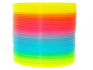 Jucarie interactiva, arc eleastic Curcubeu, diametru 7,5 cm, Jokomisiada, ZA1255