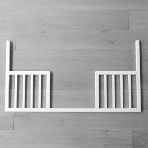 Laterala Deschisa Pentru Patut, Woodies Safe Dreams, DayBed Smooth Alb 120 x 60 cm