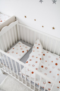 Lenjerie de pat pentru copii Tiny Star Sunshine 100 x 75 cm