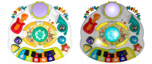 Masuta educativa 2in1, cu tablia detasabila, pian, muzica, lumini si activitati, Ricokids, BT RK-812