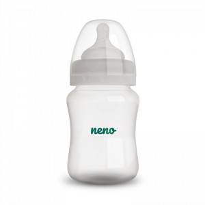 NENO – BIBERON CU TETINA SILICON 150 ML, ANTI-COLICI, DEBIT LENT