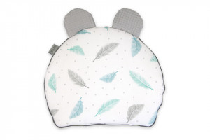 Perna plata cu urechi, pentru bebelusi, 35x28 cm, Tiny Star, Sweet Plumes