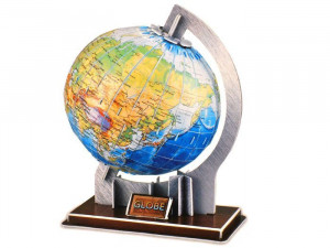 Puzzle educational 3D, Globul pamantesc, 49 de piese