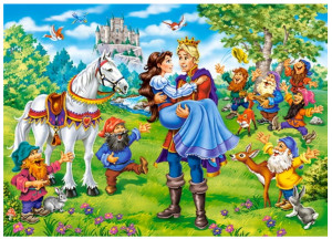Puzzle pentru copii, Alba ca Zapada, 120 de piese