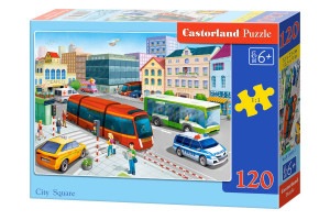 Puzzle pentru copii, City Square, 120 de piese