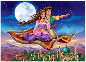 Puzzle pentru copii, Covorul Fermecat, 180 de piese