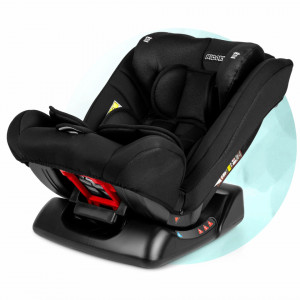 Ricokids - Scaun auto copii, inclinatie ajustabila, 0 - 36 kg, Luco, Negru + Carton de colorat
