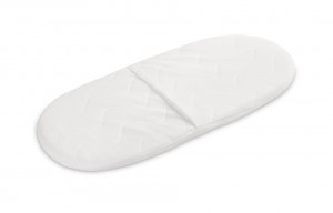 Saltea landou matlasata de burete Sensillo 75x35 cm Alba