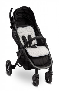 Saltea suplimentara pentru carucior 100% bumbac Sensillo Iepurasi Roz