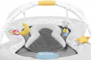 Salteluta de activitati 2 in 1 pentru copii, Badabulle, Nest Moonlight, 100 x 60 x 10 cm