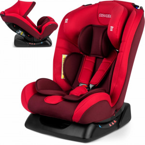 Scaun auto copii, 0 - 36 kg, inclinatie ajustabila, tetiera SIP, parasolar, Ricokids, Luco, Rosu, Carton de colorat