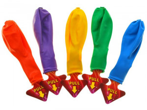 Set 5 baloane colorate stralucitoare, 30 cm, Jokomisiada, ZA1591